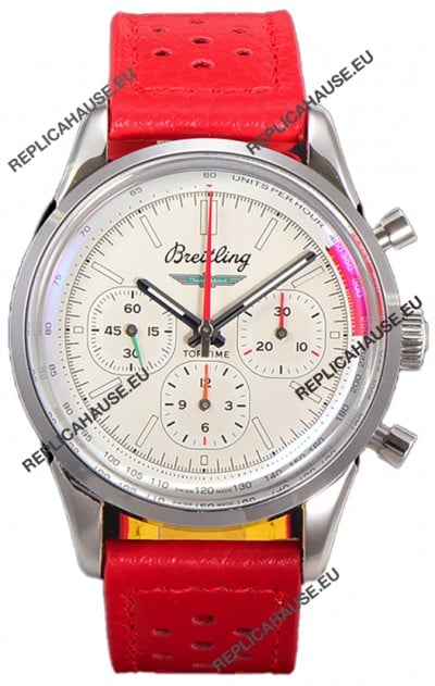 Breitling Top Time B01 Ford Thunderbird Leather Strap 1:1 Mirror Swiss Replica Watch 