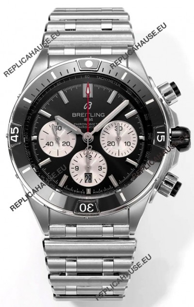 Breitling Chronomat B01 42 Edition Swiss 904L Steel Casing Black Dial 1:1 Mirror Replica Watch