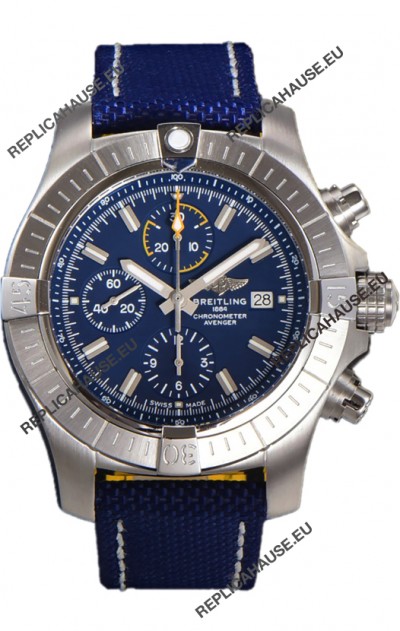 Breitling Avenger Bandit Blue Dial 1:1 Mirror Swiss Replica Watch 