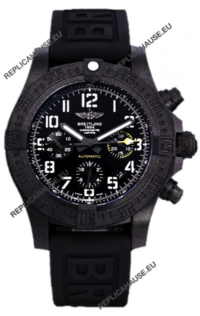 Breitling Avenger Hurricane Chronograph Black Dial - DLC Coating Swiss Replica Watch