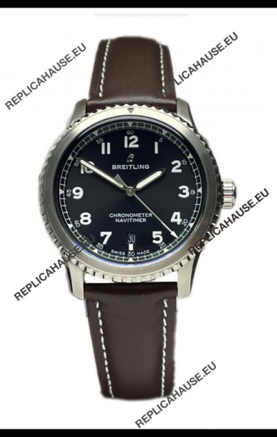 Breitling Navitimer Aviator 8 Automatic 41 Black Dial 1:1 Mirror Swiss Replica Watch 