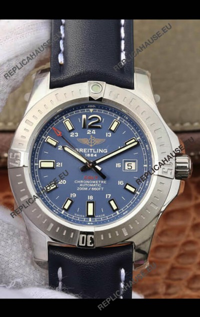 Breitling Chronometre COLT 41 Light Blue Dial Swiss Automatic Replica Watch