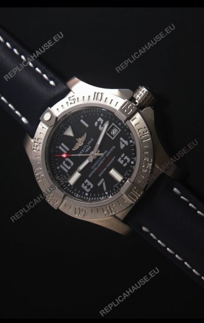 Breitling Avenger II Seawolf Black Dial 45MM - 1:1 Mirror Replica Watch