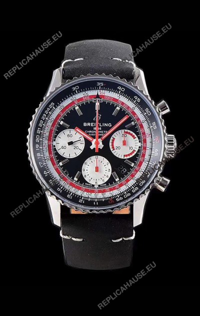 Breitling Navitimer 1 B01 Chronograph SWISSAIR Edition 43MM - 904L 1:1 Mirror Replica Watch 