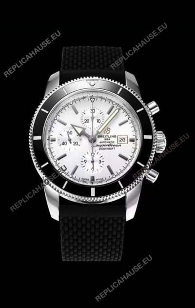 Breitling SuperOcean Heritage II 44MM White Dial Swiss Replica Watch 
