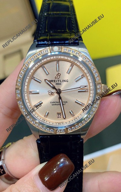 Breitling Chronomat Automatic 36MM 1:1 Mirror Swiss Replica Watch Steel Case