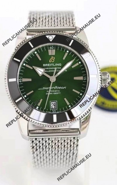 Breitling SuperOcean Heritage II B20 44MM Green Dial 1:1 Mirror Replica Watch 