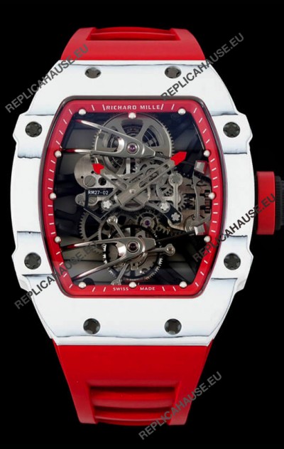 Richard Mille RM027-02 Rafael Nadal Genuine Tourbillon Movement 1:1 Mirror Replica Watch