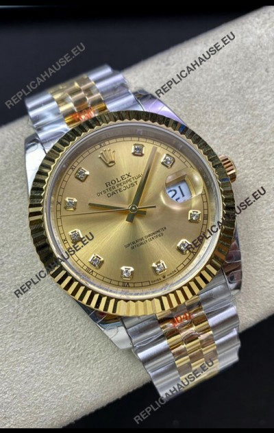 Rolex Datejust 126333 41MM ETA 3235 Swiss 1:1 Mirror Replica Watch in Yellow Gold 904L Steel - 1:1 Mirror