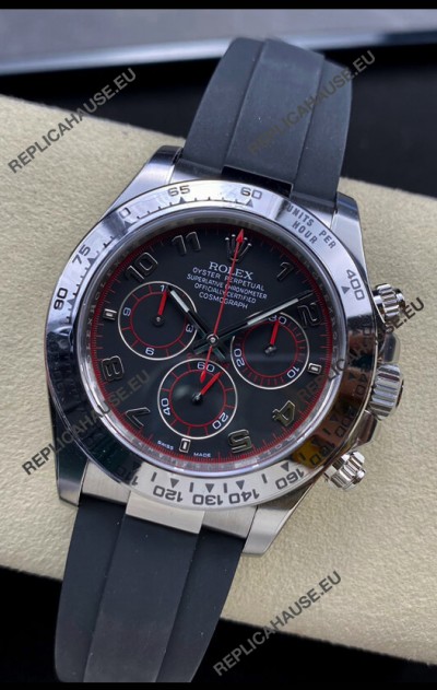 Rolex Cosmograph Daytona 116509 Black Dial Cal.4130 Movement - 904L Steel Watch