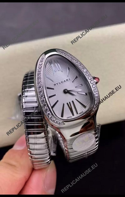 Bvlgari Serpenti Edition Stainless Steel Casing Watch in 1:1 Mirror Quality