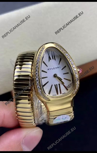Bvlgari Serpenti Edition Yellow Gold Casing Watch in 1:1 Mirror Quality