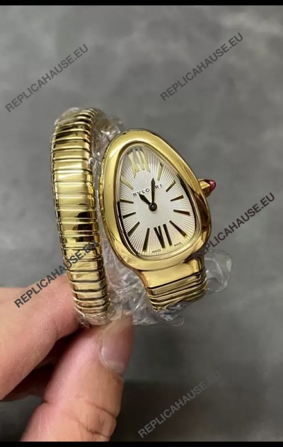 Bvlgari Serpenti Edition Yellow Gold Casing Watch in 1:1 Mirror Quality