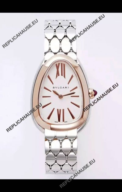 Bvlgari Serpenti Seduttori Edition in Two Tone Rose Gold Casing Super Clone Watch
