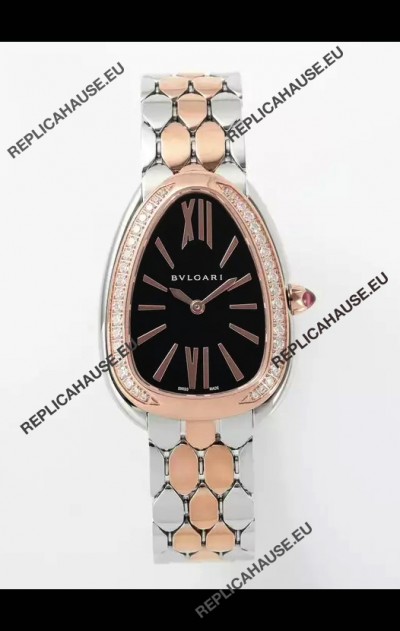 Bvlgari Serpenti Seduttori Edition in Two Tone Rose Gold Casing Super Clone Watch
