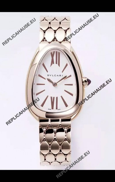 Bvlgari Serpenti Seduttori Edition in Rose Gold Casing Super Clone Watch