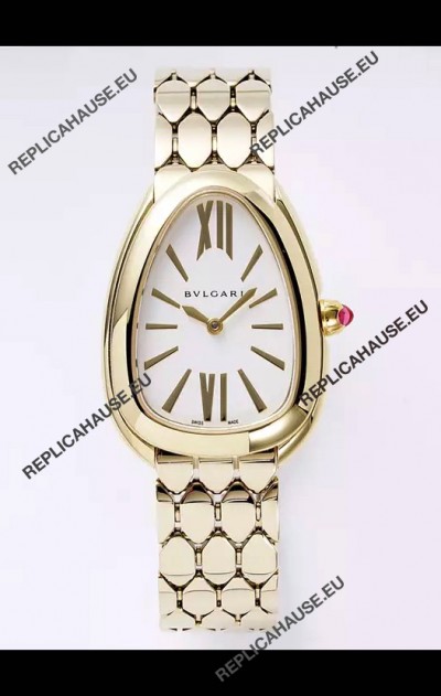 Bvlgari Serpenti Seduttori Edition in Yellow Gold Casing Super Clone Watch
