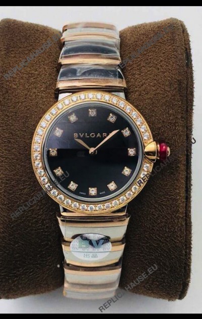 Bvlgari LVCEA Edition Watch in Two Tone Rose Gold Steel - 1:1 Mirror Replica