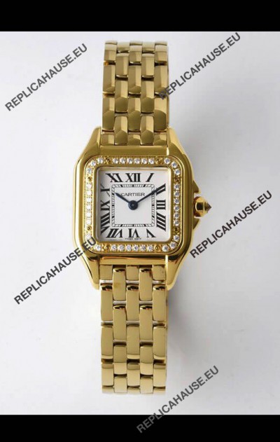 PANTHERE de Cartier Edition 22mm 1:1 Mirror Swiss Watch Yellow Gold Casing