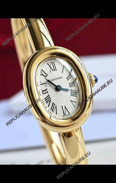 Baignoire De Cartier Yellow Gold Super Clone Quartz Replica Watch