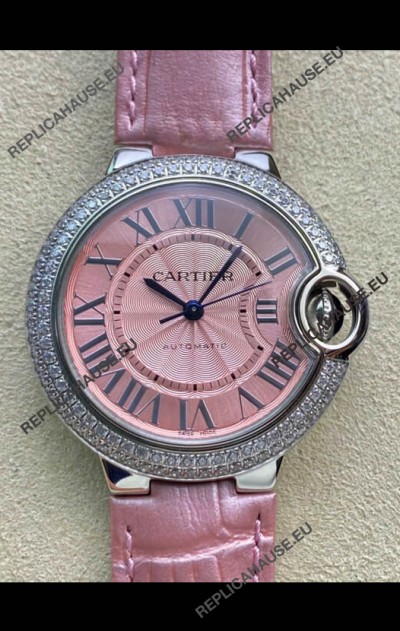 Ballon De Cartier Swiss Automatic 1:1 Mirror Quality 33MM in Steel Casing