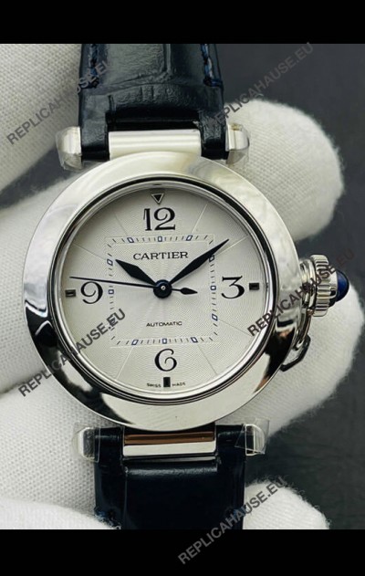 Pasha De Cartier Swiss Automatic 1:1 Mirror Quality 35MM Replica Watch 