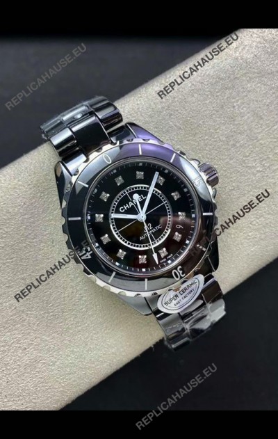 Chanel J12 38MM Black Ceramic Case Watch Automatic 1:1 Mirror Replica Watch