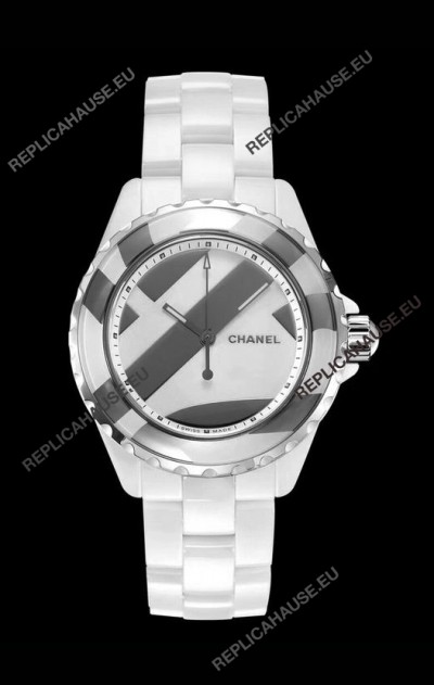 Chanel J12 Untitled White Ceramic Casing Watch 1:1 Mirror Replica Watch - 38MM Automatic Movement