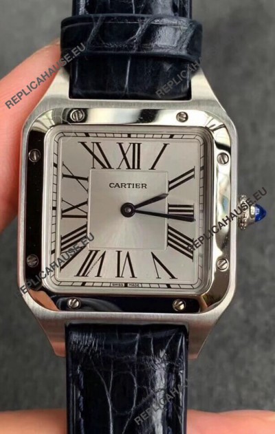 Cartier Santos Dumont 1:1 Mirror Swiss Replica Watch in Steel Casing 42MM 