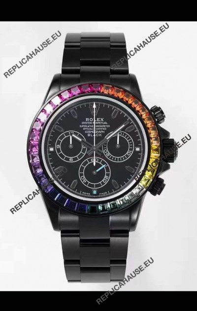 Rolex Daytona Blaken Edition Swiss 1:1 Mirror Replica Cal.4130 Movement PVD Casing