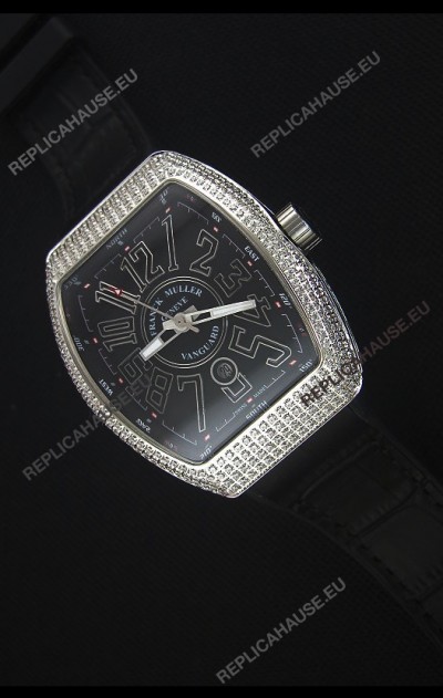 Franck Muller Vanguard Swiss Replica Watch in Stainless Steel Case