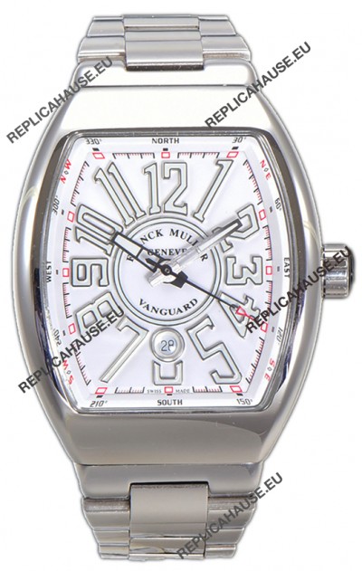 Franck Muller Vanguard Yachting V45 Stainless Steel Casing Swiss Replica Watch 