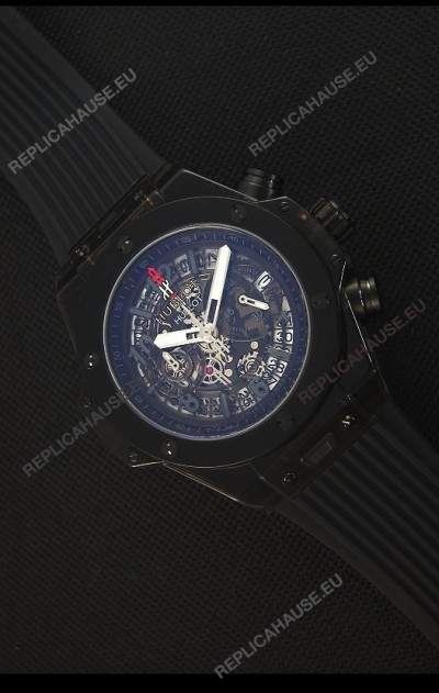 Hublot Big Bang Unico All Black Sapphire Quartz Replica Watch 45MM