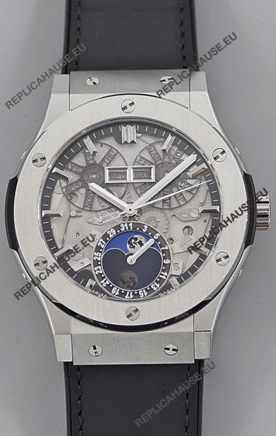 Hublot Aerofusion Moonphase Skeleton Swiss Replica Watch 