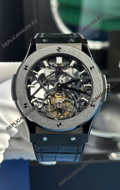 Hublot Classic Fusion Swiss Tourbillon 1:1 Mirror Replica - Ceramic Casing 45MM