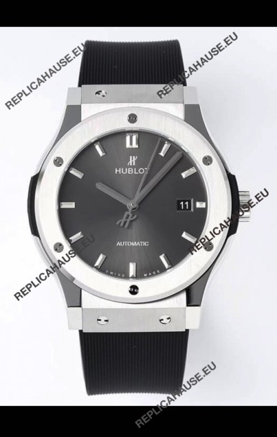 Hublot Classic Fusion Steel Grey Dial 42MM Swiss Replica Watch 1:1 Mirror Quality