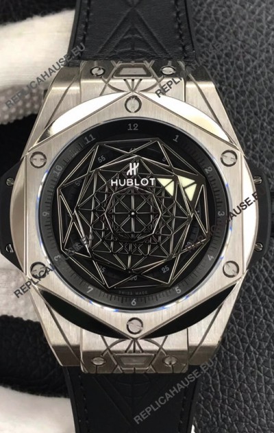 Hublot Big Bang Sang Bleu Stainless Steel 1:1 Mirror Replica Edition - 45MM 