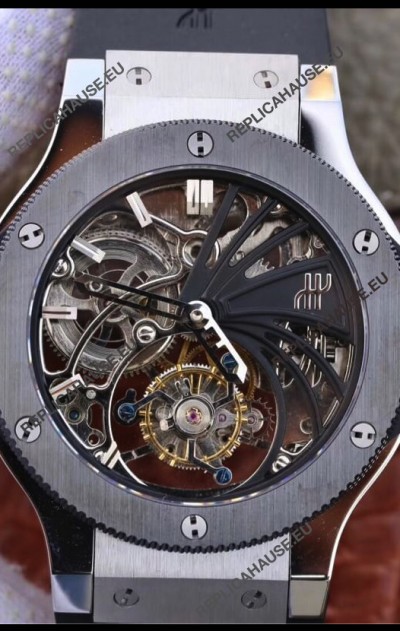 Hublot Classic Fusion Swiss Tourbillon 1:1 Mirror Replica - Steel Casing 45MM