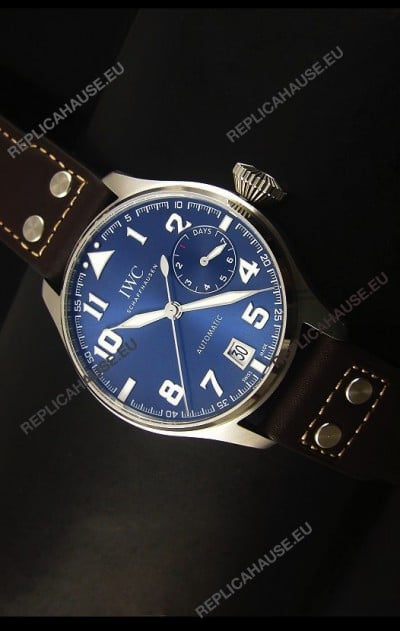IWC Big Pilot - Functional Power Reserve Blue Dial 1:1 Mirror Replica Watch