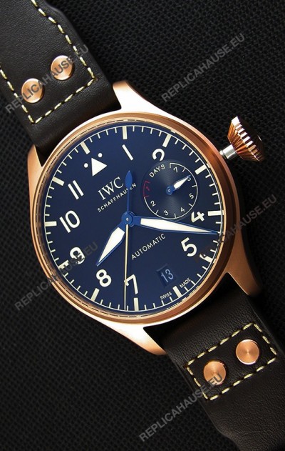 IWC Big Pilot's IW501005 Heritage Swiss Replica Watch - Functional Power Reserve 1:1 Mirror Replica