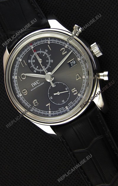 IWC Portugieser Chronograph Classic IW390302 Grey Dial Swiss Replica Watch 