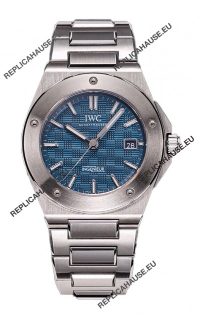 IWC Ingenieur IW3289 Blue Dial 1:1 Mirror Swiss Replica Watch 40MM