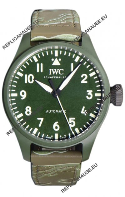 IWC Big Pilot's Top Gun Woodland Edition 43MM Ceramic Casing Swiss Replica Watch 