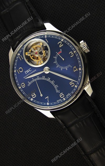 IWC Portugieser Tourbillon Mystere Retrograde Blue Dial UPDATED 2019 Version 