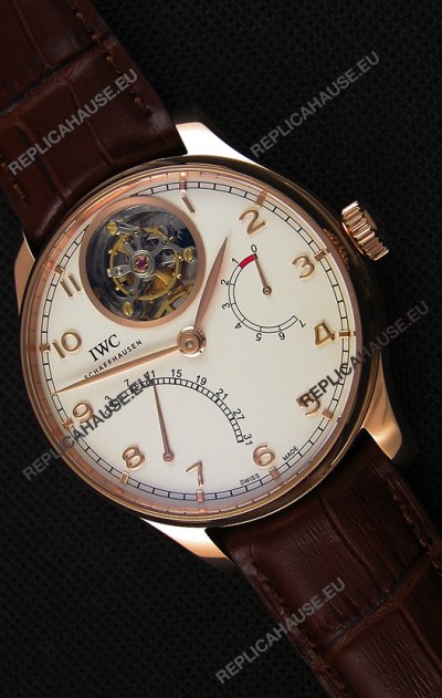 IWC Portugieser Tourbillon Mystere Retrograde IW504402 Pink Gold UPDATED 2019 Version 