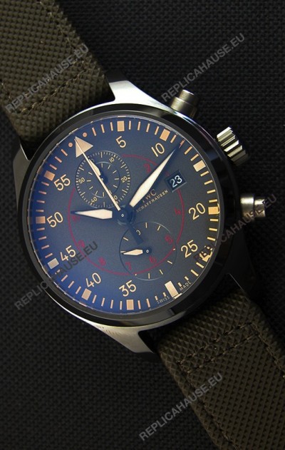 IWC Pilot's Watch Chronograph Top Gun Miramar IW389002 Ceramic Anthracite Dial 1:1 Mirror Replica 