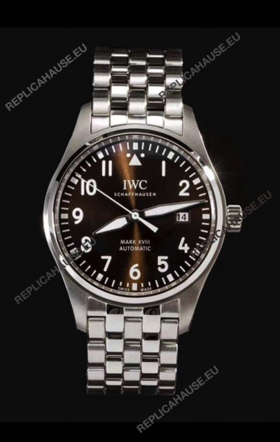 IWC MARK XVIII Antoine de Saint-Exupéry Edition in 904L Brown Dial 40MM - 1:1 Mirror Replica