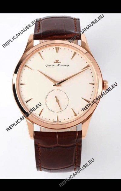 Jaeger LeCoultre Master Grand Ultra Thin Rose Gold Watch 1:1 Mirror Replica