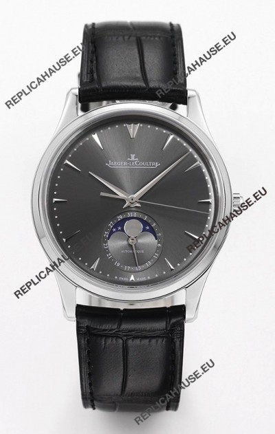 Jaeger LeCoultre Master Ultra Thin Moon 904L Steel 1:1 Mirror Replica Watch