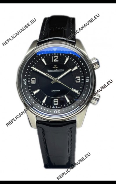 Jaeger LeCoultre Polaris Automatic Black Dial Steel Casing 41MM Swiss Replica Watch 